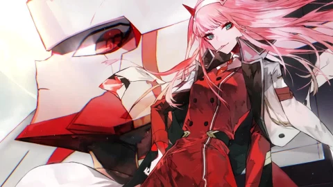 Zero Two And Strelizia Darling In The Franxx 1 HD Live Wallpaper For PC - Free Live Wallpaper