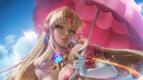 Princess Zelda The Legend Of Zelda Breath Of The Wild HD Live Wallpaper For PC - Free Live Wallpaper