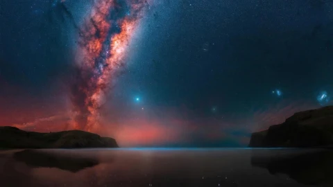 Milky Way On The Bay HD Live Wallpaper For PC - Free Live Wallpaper