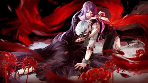 Rize Kamishiro And Kaneki Ken Tokyo Ghoul HD Live Wallpaper For PC - Free Live Wallpaper