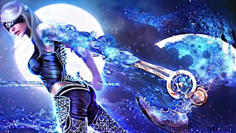 Revenant Wielding The Legendary Axe Astralaria Guild Wars 2 HD Live Wallpaper For PC - Free Live Wallpaper