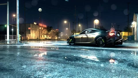 Toyota Gt86 Rain Night Nfs HD Live Wallpaper For PC - Free Live Wallpaper
