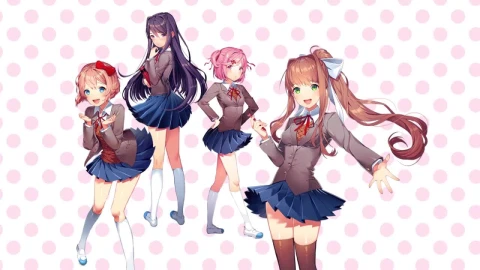 Doki Doki Literature Club HD Live Wallpaper For PC - Free Live Wallpaper