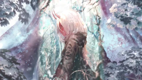 Loli Zero Two In The Snow Darling In The Franxx HD Live Wallpaper For PC - Free Live Wallpaper