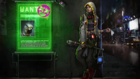 Wanted Cyberpunk Girl HD Live Wallpaper For PC - Free Live Wallpaper