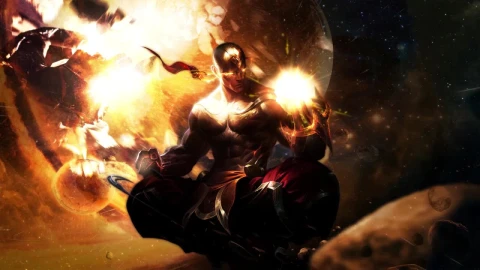 God Fist Lee Sin League Of Legends HD Live Wallpaper For PC - Free Live Wallpaper