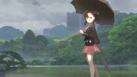 Marnie In The Rain Pokemon HD Live Wallpaper For PC - Free Live Wallpaper