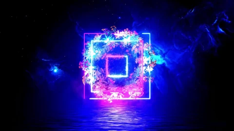 Neon Flowers HD Live Wallpaper For PC - Free Live Wallpaper