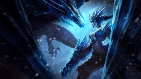 Ice Drake Shyvana League Of Legends Wild Rift HD Live Wallpaper For PC - Free Live Wallpaper
