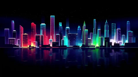 Neon Cyberpunk City HD Live Wallpaper For PC - Free Live Wallpaper