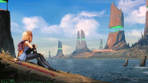 Eleni At The Floating Spires HD Live Wallpaper For PC - Free Live Wallpaper