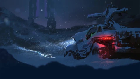 Warthog In Snow Halo The Master Chief Collection HD Live Wallpaper For PC - Free Live Wallpaper