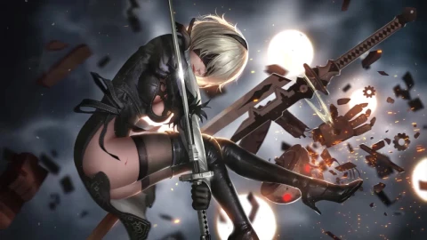 2b Nier Automata HD Live Wallpaper For PC - Free Live Wallpaper