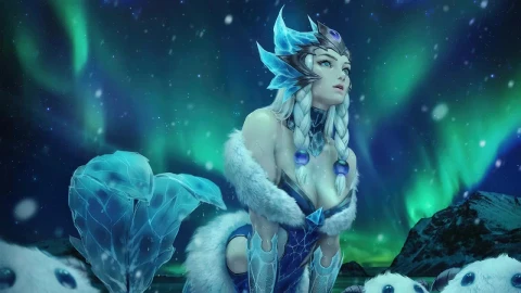 Winter Wonder Nami League Of Legends HD Live Wallpaper For PC - Free Live Wallpaper