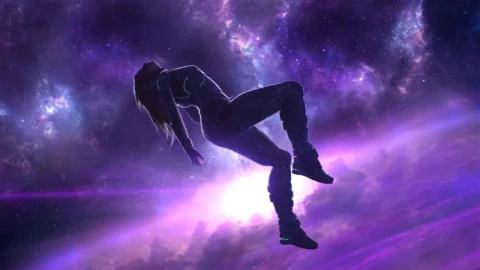 Space Travel Girl In Space HD Live Wallpaper For PC - Free Live Wallpaper