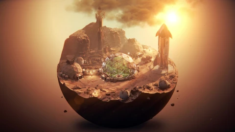 Abstract Mars Planet Spin 4K Live Wallpaper - Free Live Wallpaper
