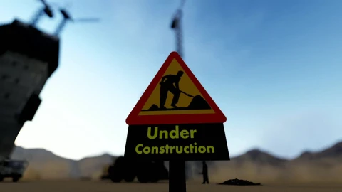 Stock Video 3d animation of a building under construction PC Live Wallpaper - Free Live Wallpaper