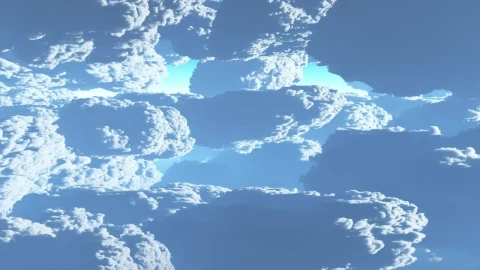 Stock Video 3d animation of clouds in the sky PC Live Wallpaper - Free Live Wallpaper