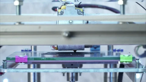 Stock Video 3d printer beginning a model PC Live Wallpaper - Free Live Wallpaper