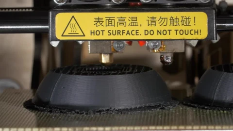 Stock Video 3d printer using black plastic PC Live Wallpaper - Free Live Wallpaper