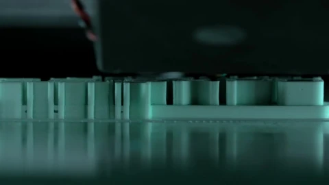 Stock Video 3d printing a complex shape PC Live Wallpaper - Free Live Wallpaper