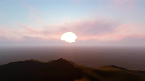 Stock Video 3d stunning sundown in the skyline PC Live Wallpaper - Free Live Wallpaper