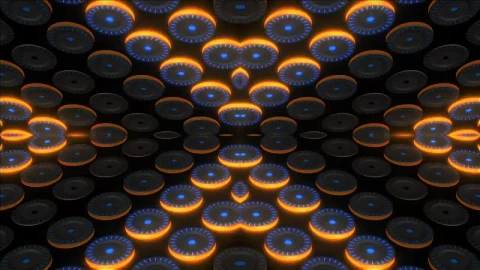 Stock Video 3d yellow and orange button pads PC Live Wallpaper - Free Live Wallpaper