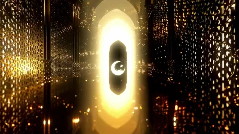 Stock Video 3d tunnel towards a moon surrounded by light PC Live Wallpaper - Free Live Wallpaper