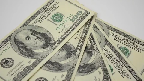 Stock Video 100 dollar bills spinnin PC Live Wallpaper - Free Live Wallpaper