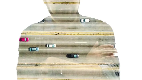 Stock Video A Bearded Man Crossing His Arms And Traffic On A Live Wallpaper for PC - Free Live Wallpaper