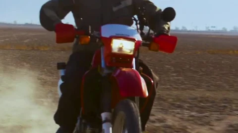Stock Video A Biker Riding Through The Desert Live Wallpaper for PC - Free Live Wallpaper