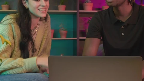Stock Video A Boy And A Girl Shopping Online Live Wallpaper for PC - Free Live Wallpaper