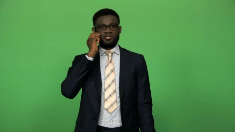 Stock Video A Businessman In A Suit Talking On The Phone Live Wallpaper for PC - Free Live Wallpaper