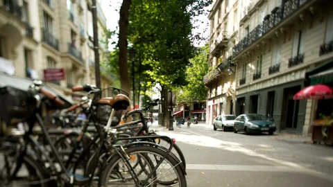 Stock Video A Calm Street In Paris Live Wallpaper for PC - Free Live Wallpaper