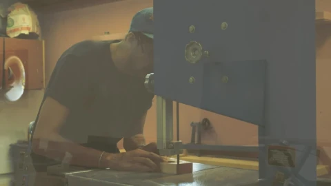 Stock Video A Carpenter Using A Sawing Machine Live Wallpaper for PC - Free Live Wallpaper