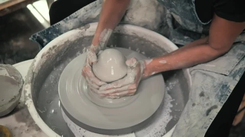 Stock Video A Ceramic Artist Modeling Pottery Live Wallpaper for PC - Free Live Wallpaper