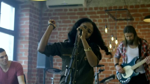 Stock Video A Cheerful Band Playing Music Together Live Wallpaper for PC - Free Live Wallpaper