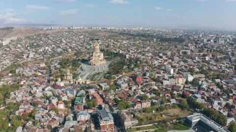 Stock Video A City With A Church In The Center Live Wallpaper for PC - Free Live Wallpaper