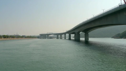 Stock Video A Concrete Bridge Over The Water Live Wallpaper for PC - Free Live Wallpaper