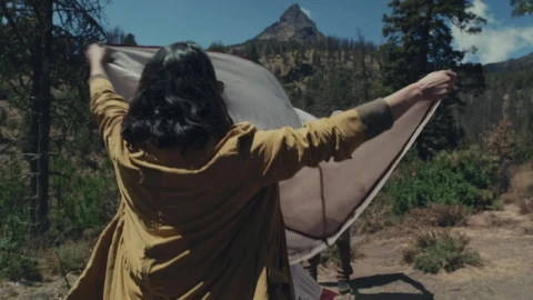 Stock Video A Couple Finishing Up Their Camping Live Wallpaper for PC - Free Live Wallpaper