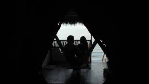 Stock Video A Couple In A Hammock At A Beach Hut Live Wallpaper for PC - Free Live Wallpaper