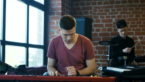 Stock Video A Couple Of Man Playing Instruments Live Wallpaper for PC - Free Live Wallpaper