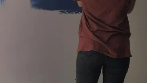 Stock Video A Couple Painting A Wall Blue Live Wallpaper for PC - Free Live Wallpaper