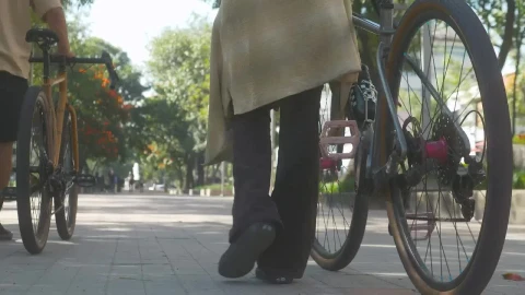Stock Video A Couples Walk After A Bike Ride Live Wallpaper for PC - Free Live Wallpaper