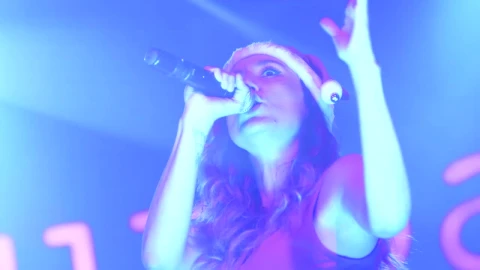 Stock Video A Female Singer On The Stage Live Wallpaper for PC - Free Live Wallpaper