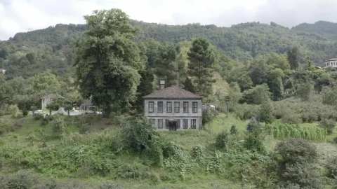 Stock Video Abandoned House At The Base Of A Mountain Live Wallpaper for PC - Free Live Wallpaper