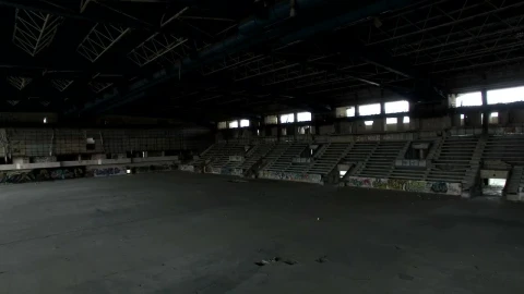 Stock Video Abandoned Stadium Live Wallpaper for PC - Free Live Wallpaper