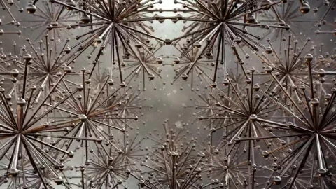 Stock Video Abstract Atoms Floating Around Each Other Live Wallpaper for PC - Free Live Wallpaper