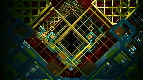 Stock Video Abstract Colored Frames Live Wallpaper for PC - Free Live Wallpaper