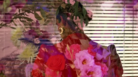Stock Video Abstract Female Video With An Lgbtq Boy And Flowers Live Wallpaper for PC - Free Live Wallpaper